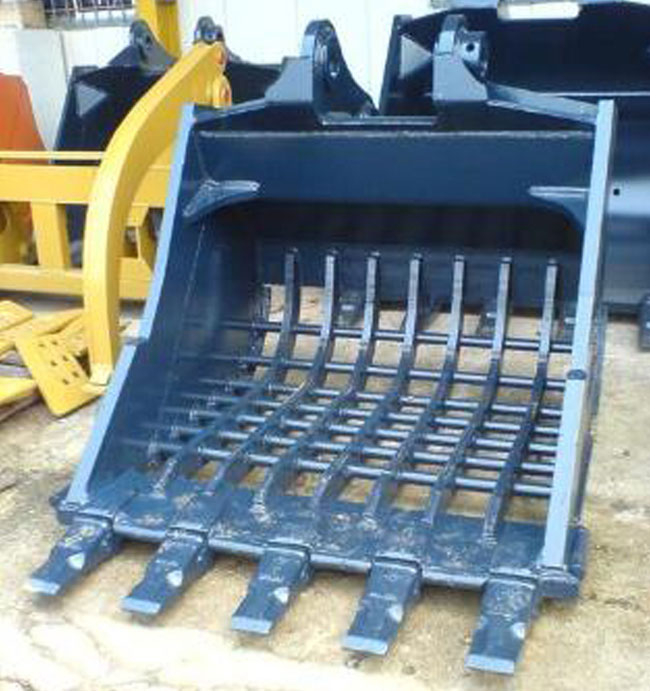 挖機(jī)挖掘機(jī)柵格巖石鏟斗